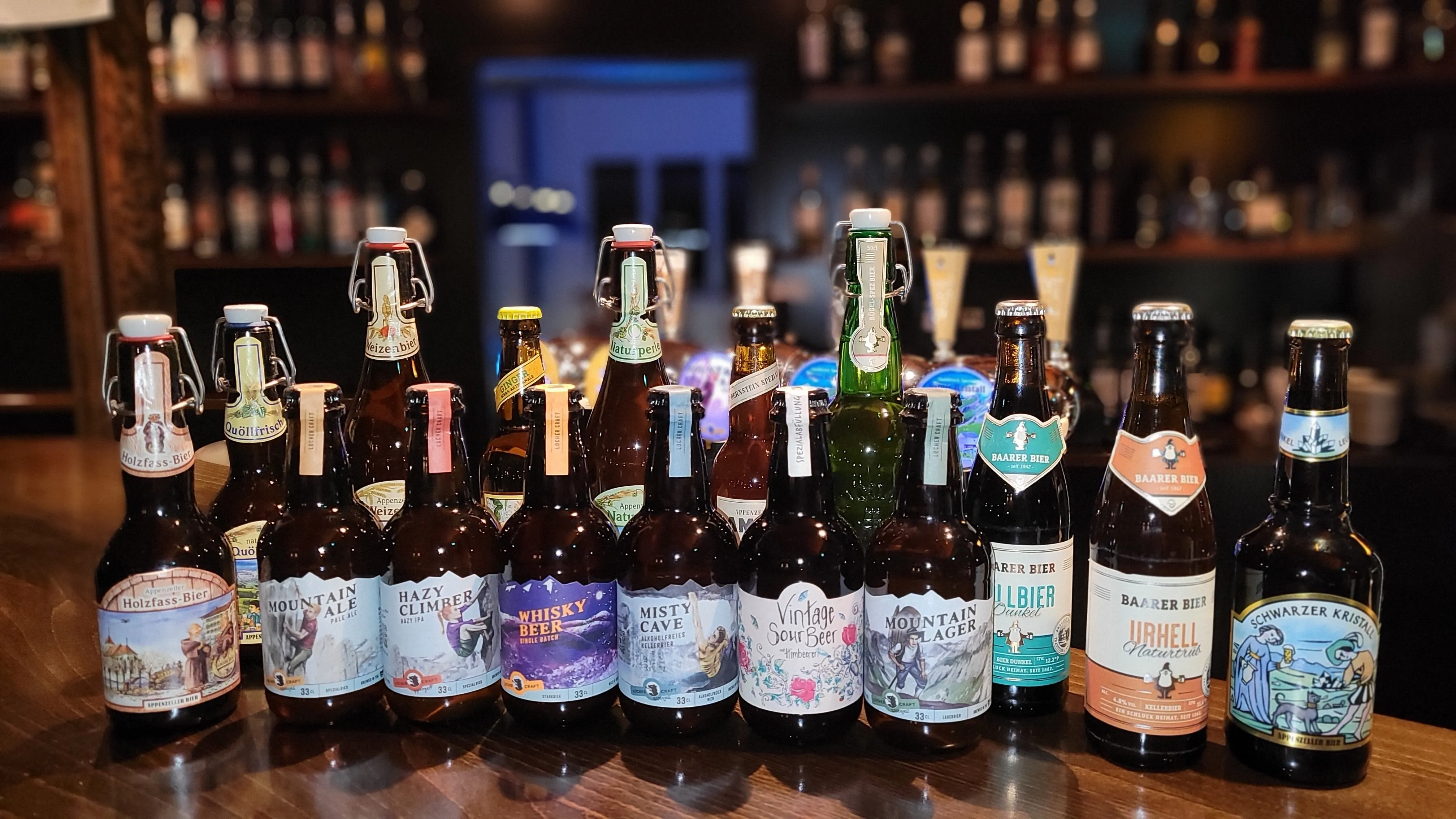 Grosse Bierauswahl im Break