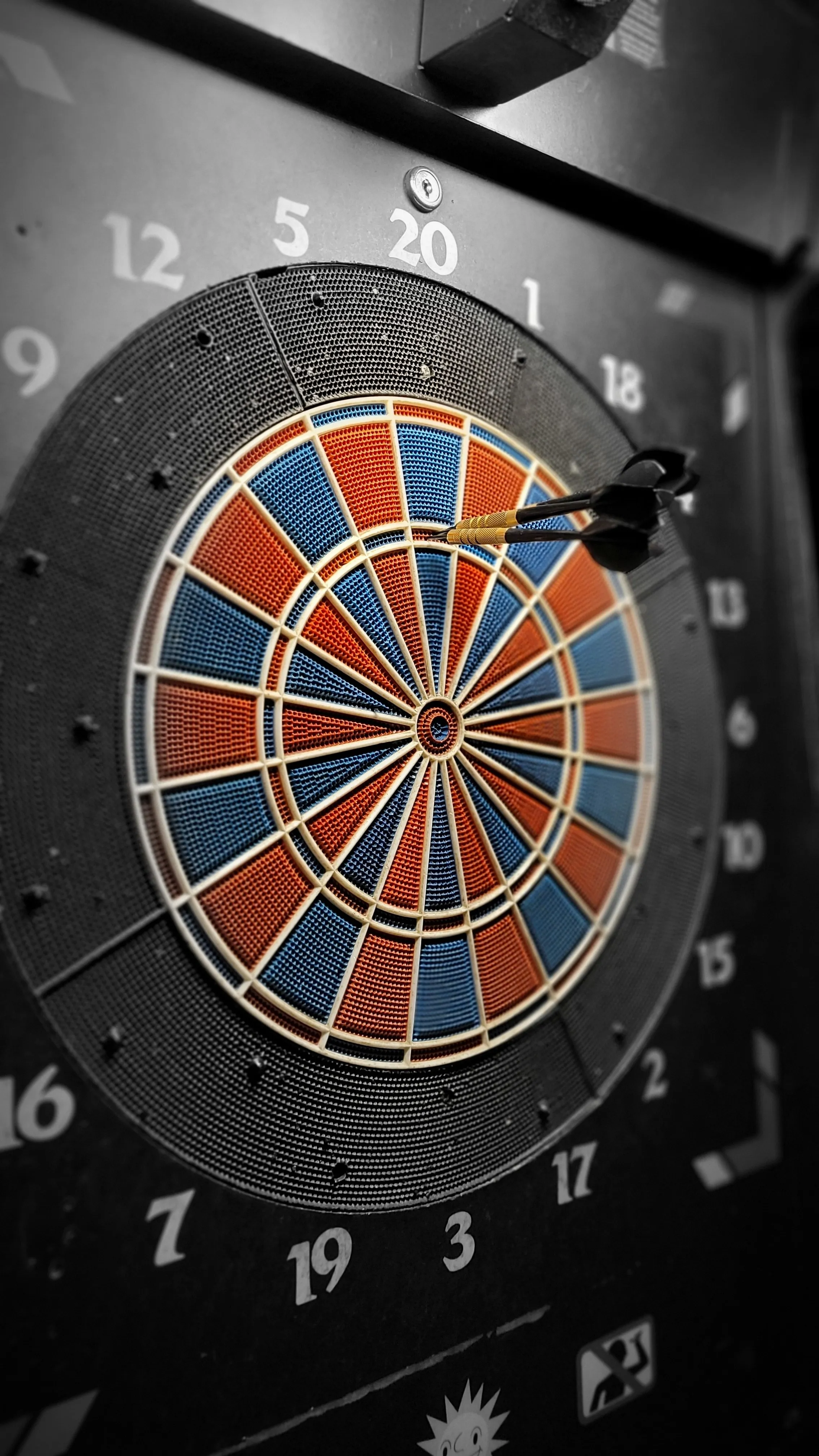 Dart spielen im Break