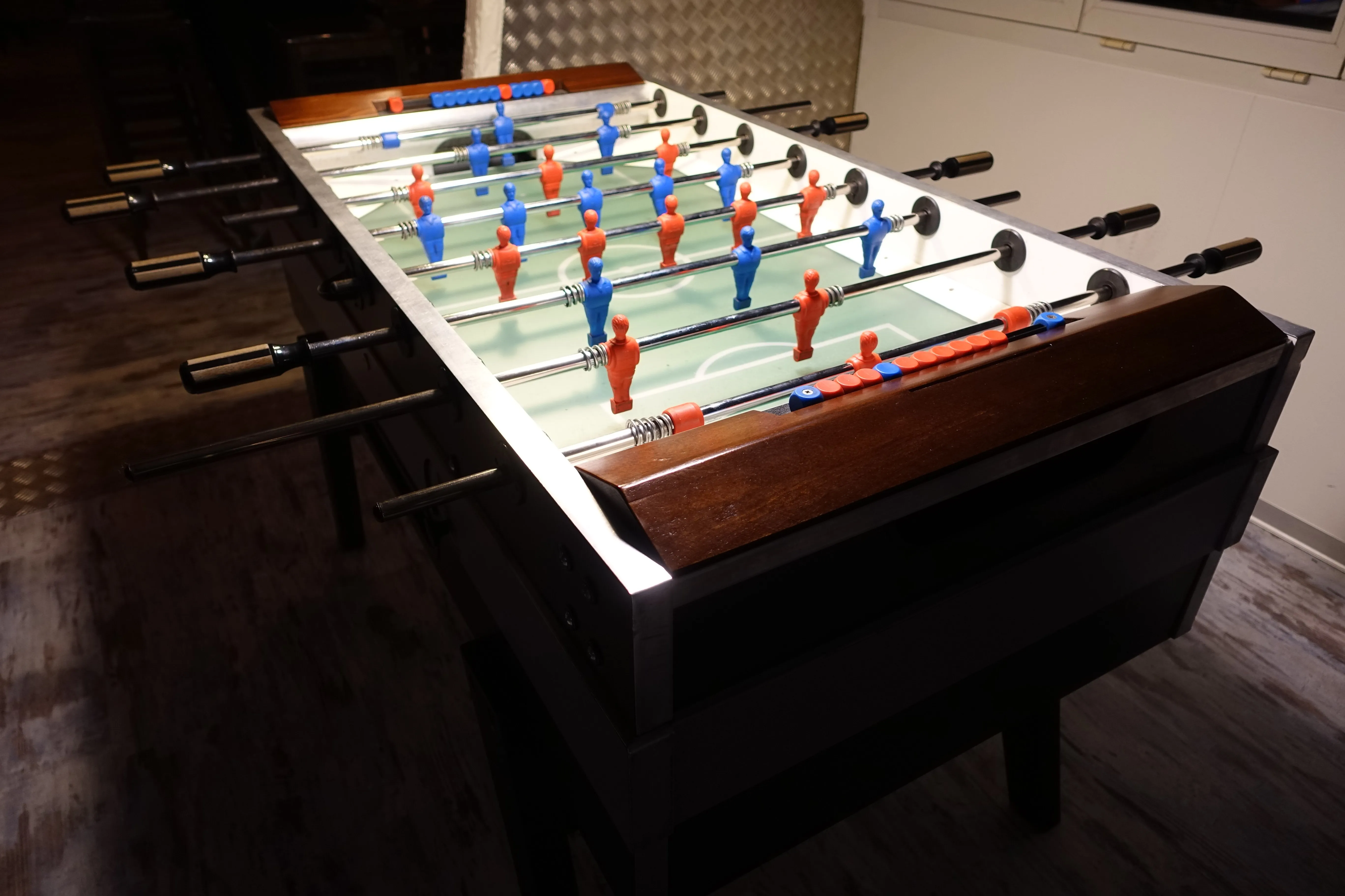 Tischfussball-Bereich